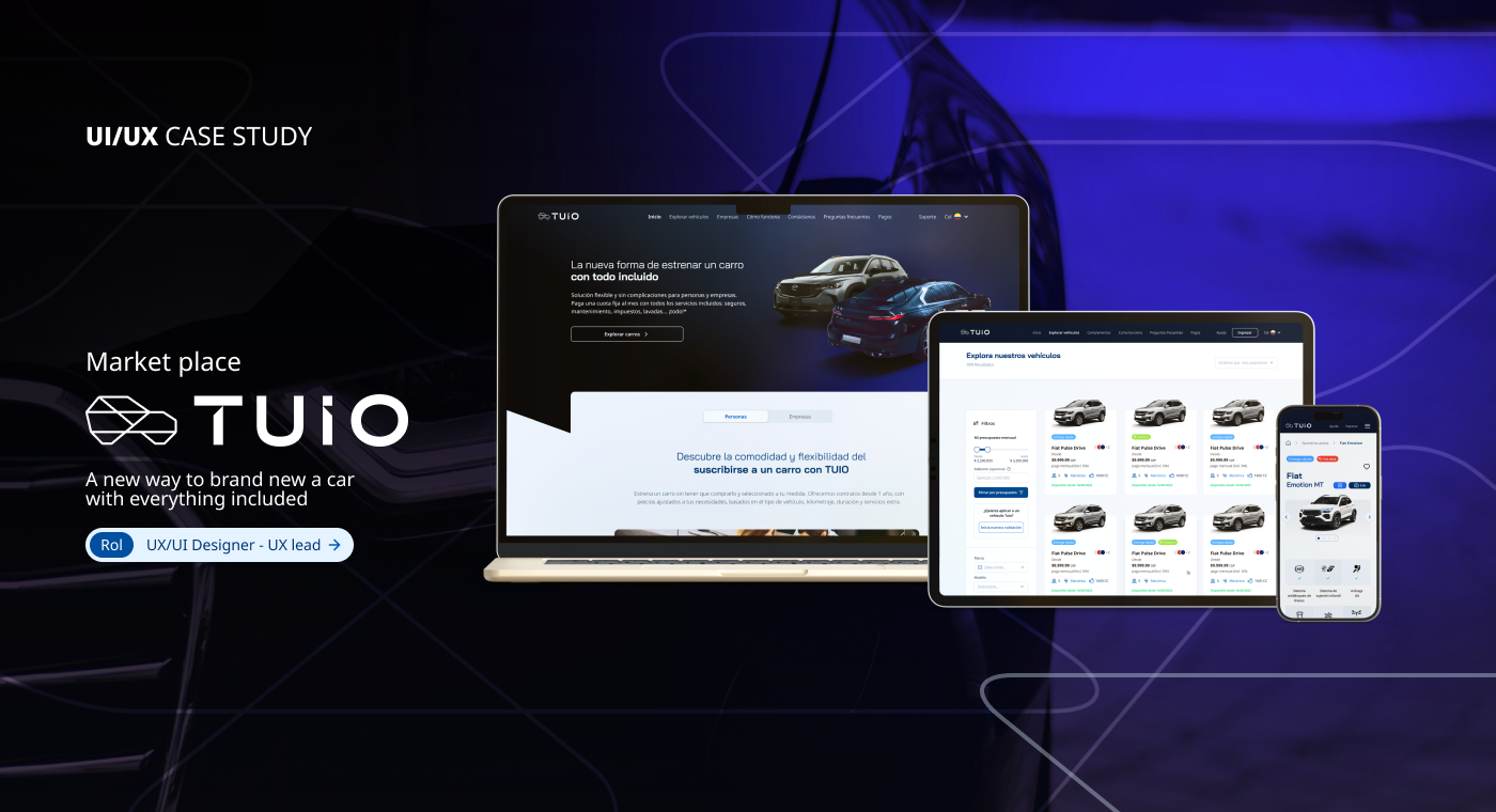 Tuio — Marketplace UX/UI